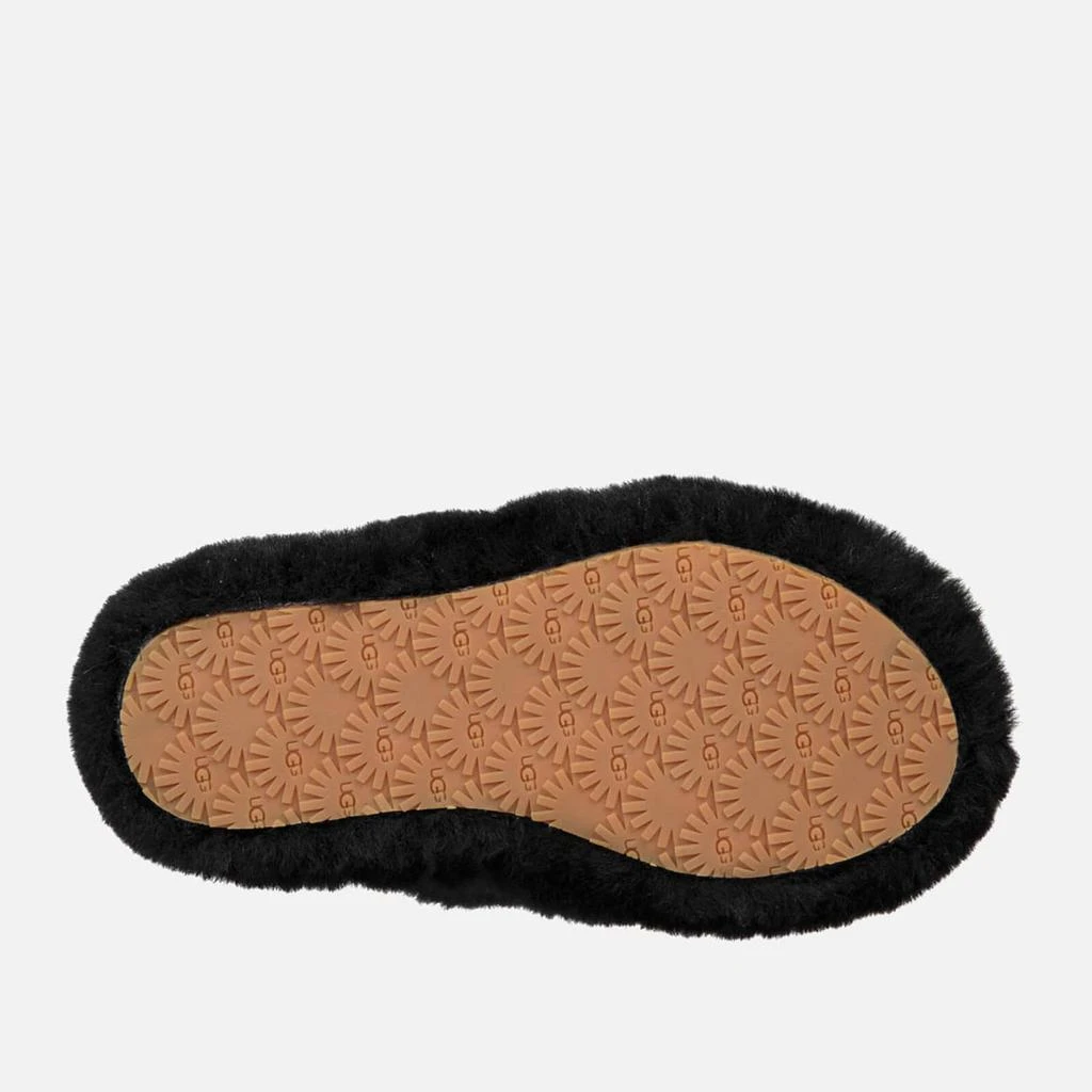 商品UGG|UGG Kids' Fluff Yeah Slide Slippers - Black,价格¥372,第4张图片详细描述