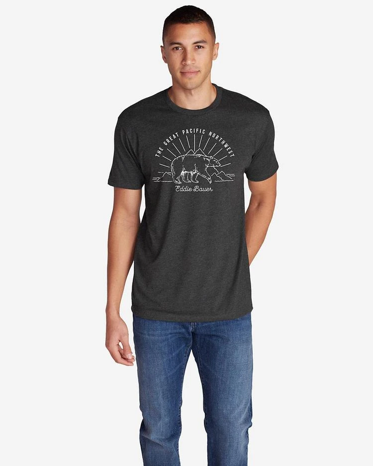 商品Eddie Bauer|Men's Graphic T-Shirt - Bear PNW,价格¥149,第1张图片