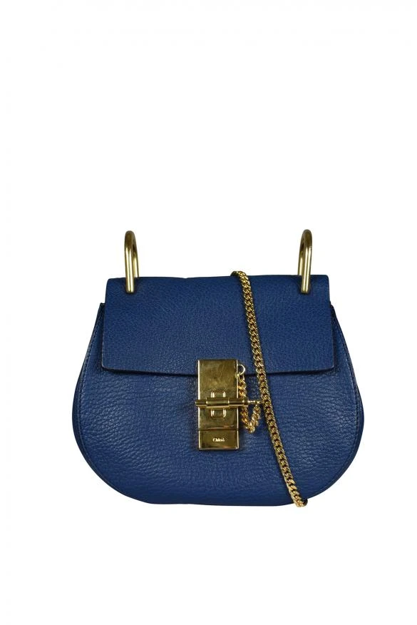 商品Chloé|Luxury handbag mini drew blue shoulder bag,价格¥9729,第1张图片