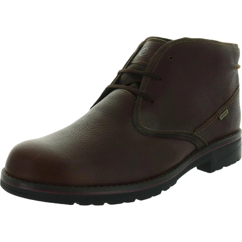 商品Clarks|Clarks Morris Lace Men's Tumbled Leather Round Toe Chukka Boots,价格¥367,第1张图片