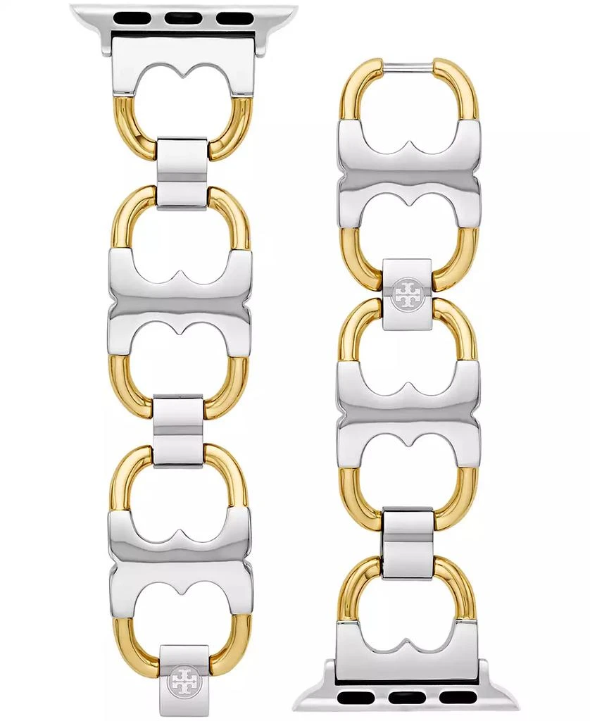 商品Tory Burch|Two-Tone Stainless Steel Gemini Link Bracelet For Apple Watch® 38mm/40mm,价格¥822,第1张图片
