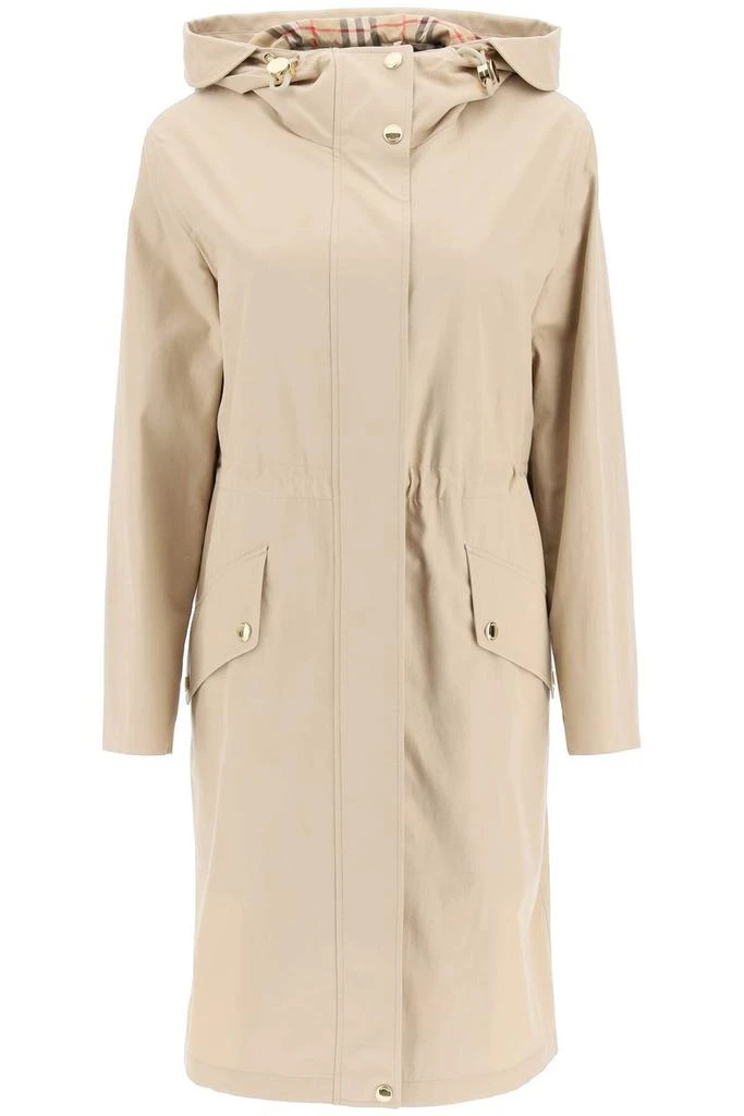商品Burberry|Burberry Hooded Mid-Length Parka,价格¥16436,第1张图片