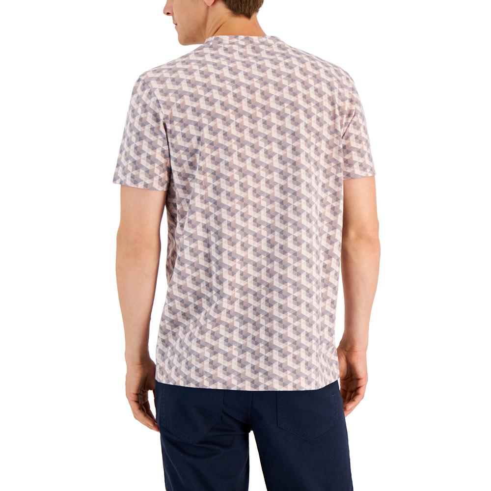 Men's Hexa Geometric-Print T-Shirt, Created for Macy's商品第2张图片规格展示