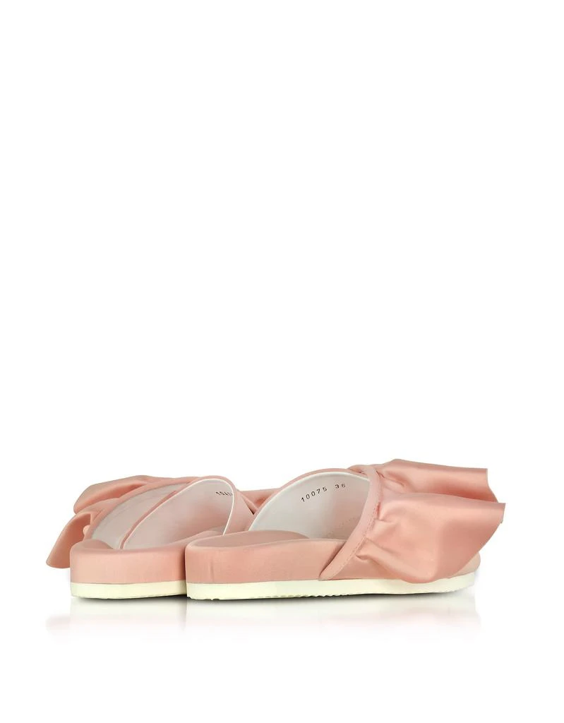 商品Joshua Sanders|Joshua Sanders Pink Satin Ruffle Slide Sandals,价格¥1992,第3张图片详细描述