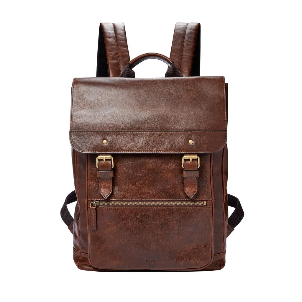 Fossil Fossil Men's Miles Leather Backpack Bag 2