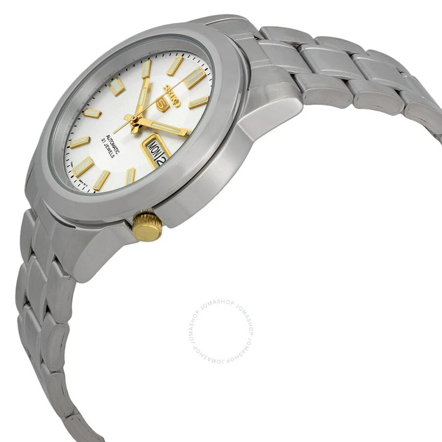 商品Seiko|5 Silver Stainless Steel Automatic Men's Watch SNKK09,价格¥733,第2张图片详细描述