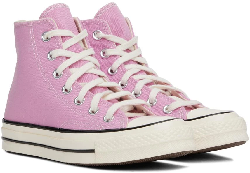 商品Converse|粉色 Chuck 70 Seasonal Color 高帮运动鞋,价格¥705,第4张图片详细描述