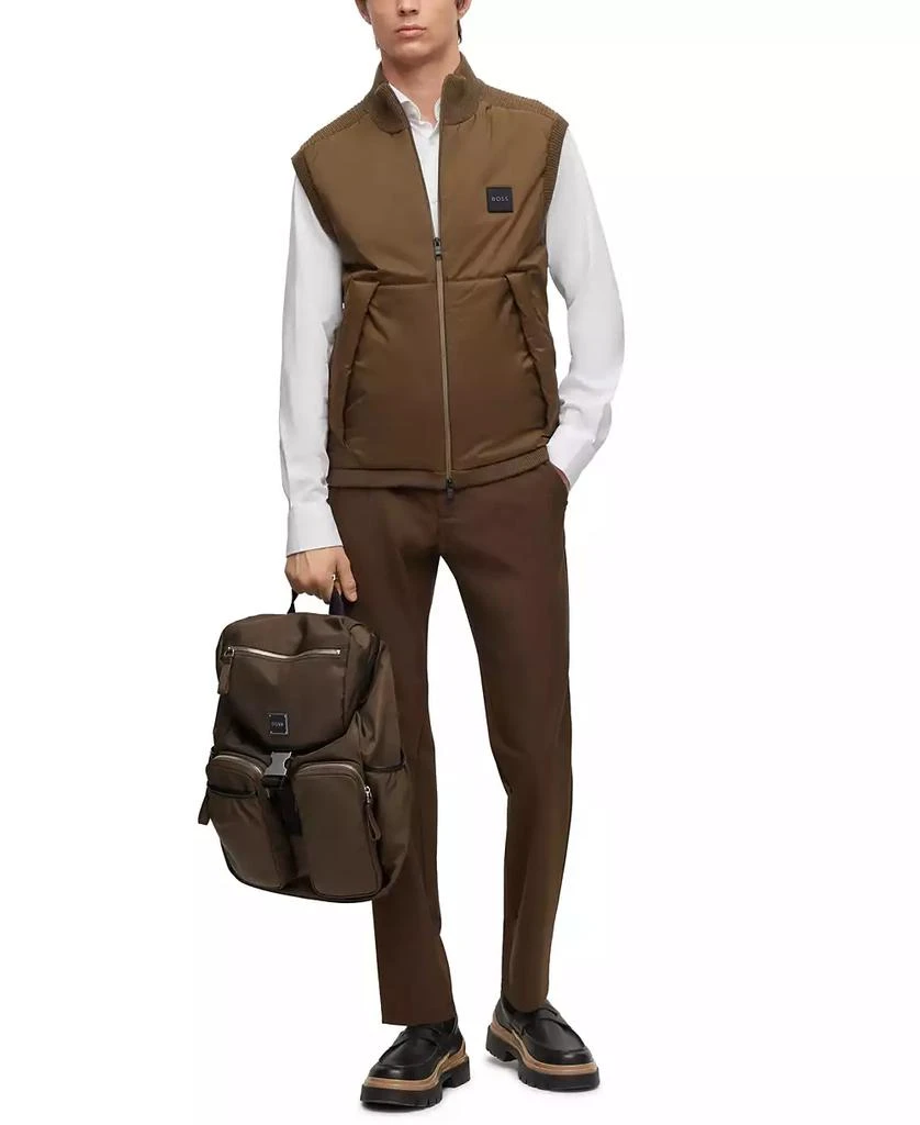 商品Hugo Boss|Men's Logo Patch Regular-Fit Gilet Vest,价格¥1457,第3张图片详细描述