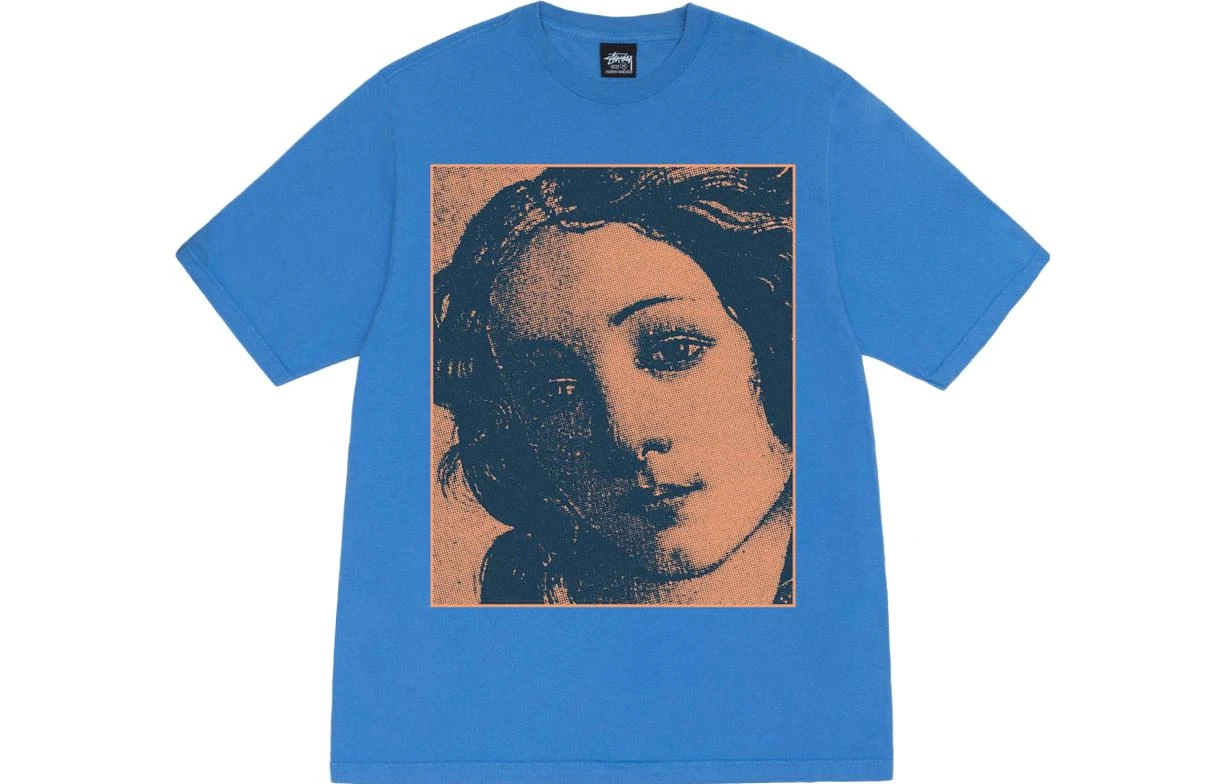 商品[国内直发] STUSSY|FW23 VENUS TEE PIGMENT DYED 维纳斯印花圆领短袖T恤 男女同款,价格¥764,第6张图片详细描述