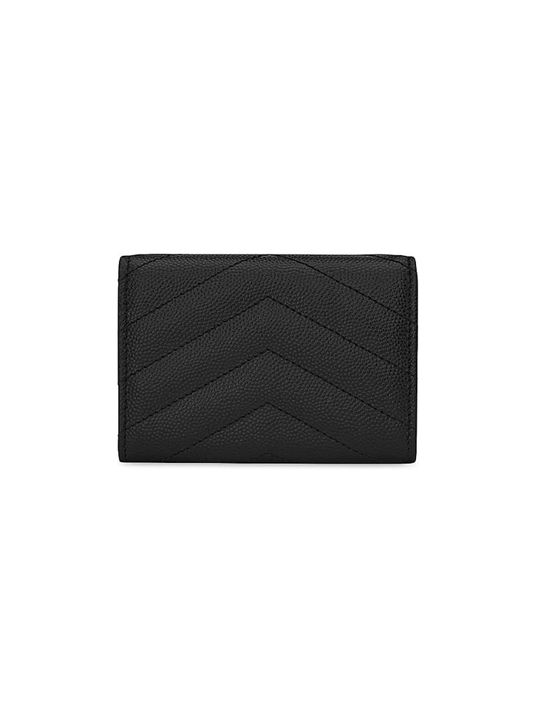 商品Yves Saint Laurent|Cassandre Slim Key Case in Grain De Poudre Embossed Leather,价格¥2987,第2张图片详细描述