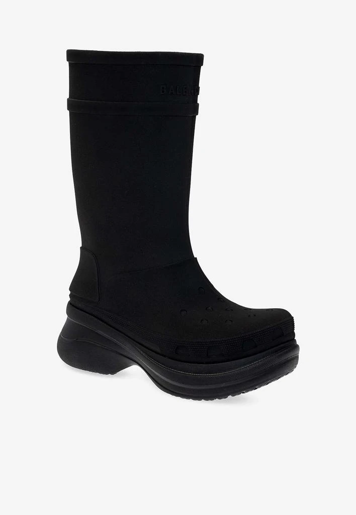 商品Balenciaga|X Crocs Logo-Detail Rain Boots,价格¥8537,第2张图片详细描述