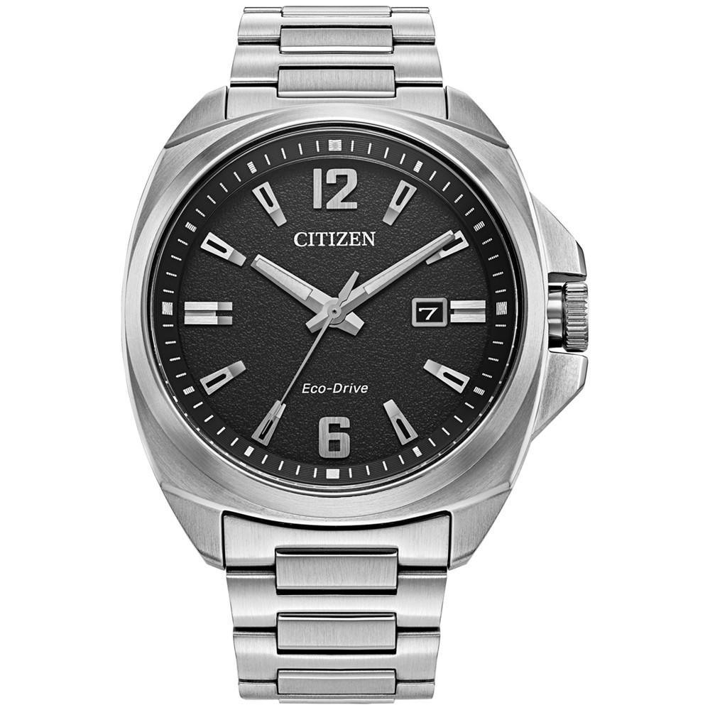 商品Citizen|Eco-Drive Men's Sport Luxury Stainless Steel Bracelet Watch 42mm,价格¥2122,第1张图片