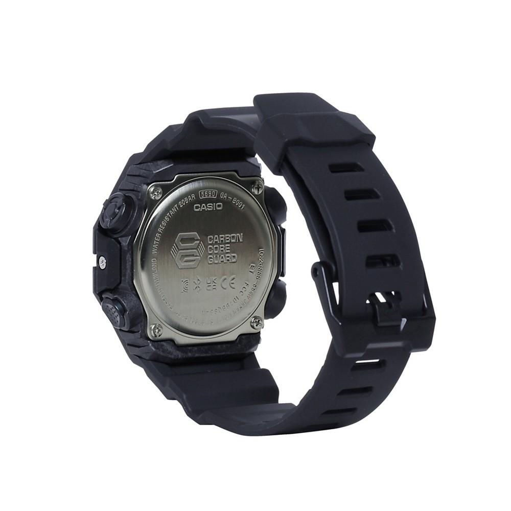Men's Two Hand Quartz Black Resin Bluetooth Watch, 46.0mm GAB001-1A商品第3张图片规格展示