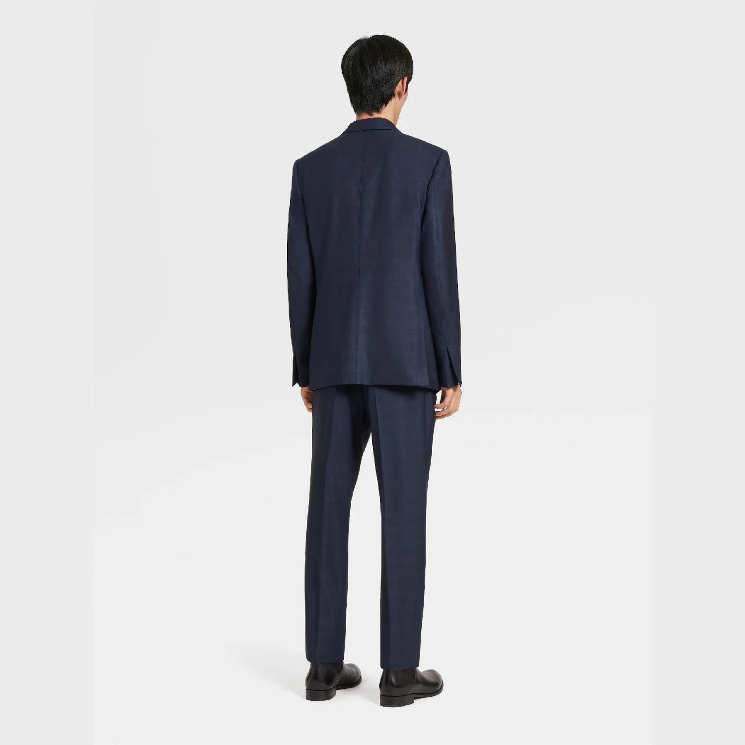 【预售】 杰尼亚 24秋冬 男士 西服套装 NAVY BLUE PRINCE OF WALES CENTOVENTIMILA WOOL SUIT C22N01-21L2N5 商品