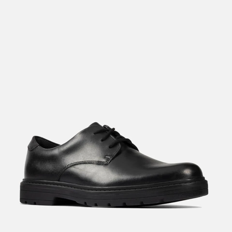 商品Clarks|CLARKS YOUTH LOXHAM LEATHER DERBY SHOES,价格¥347,第3张图片详细描述