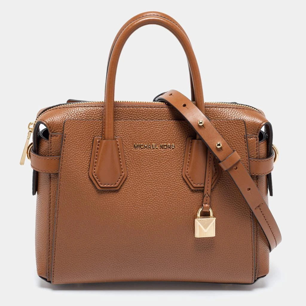 商品[二手商品] Michael Kors|Michael Kors Tan Leather Small Mercer Belted Tote,价格¥1442,第1张图片