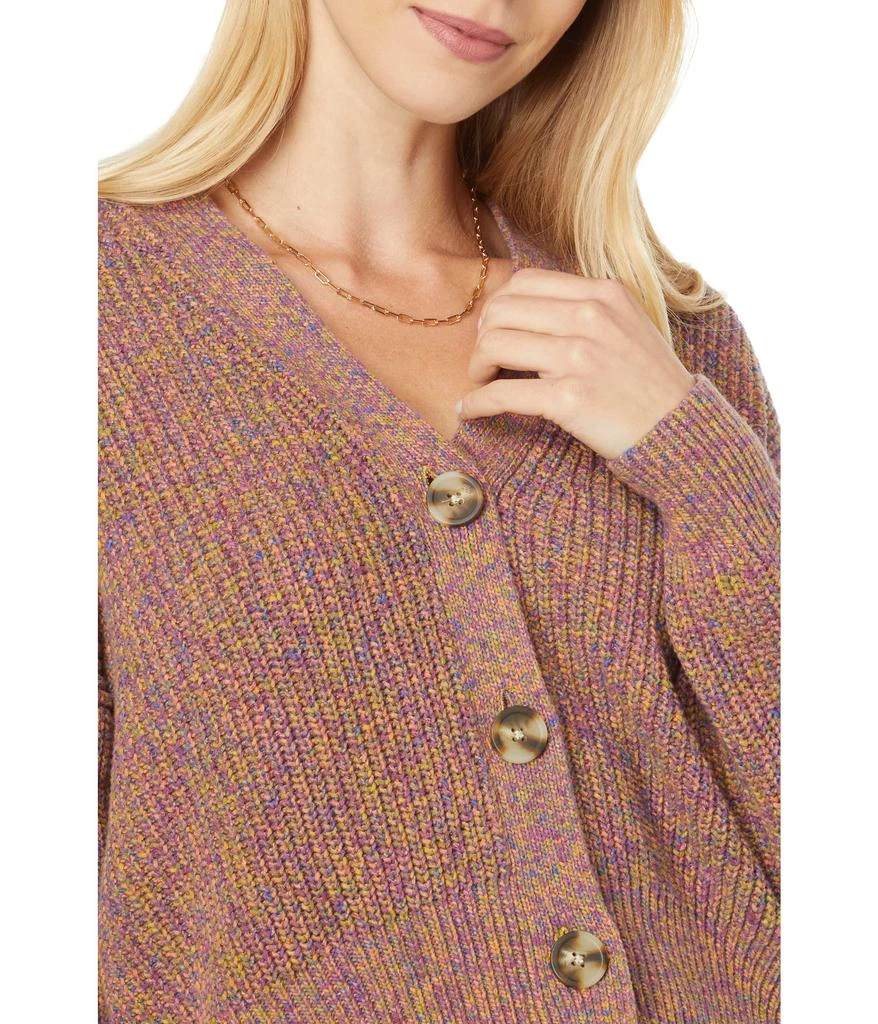 商品Madewell|Marled Greywood Crop Cardigan Sweater,价格¥360,第3张图片详细描述