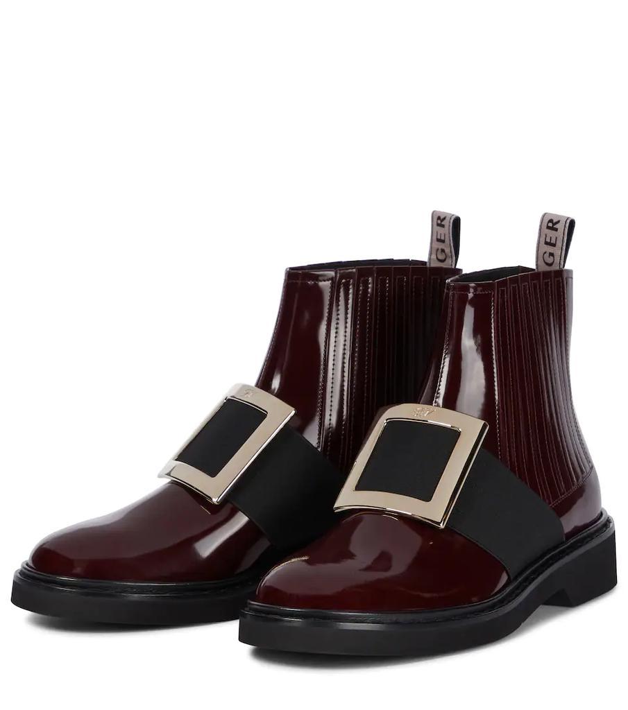 商品Roger Vivier|Viv' Rangers leather ankle boots,价格¥7154,第7张图片详细描述