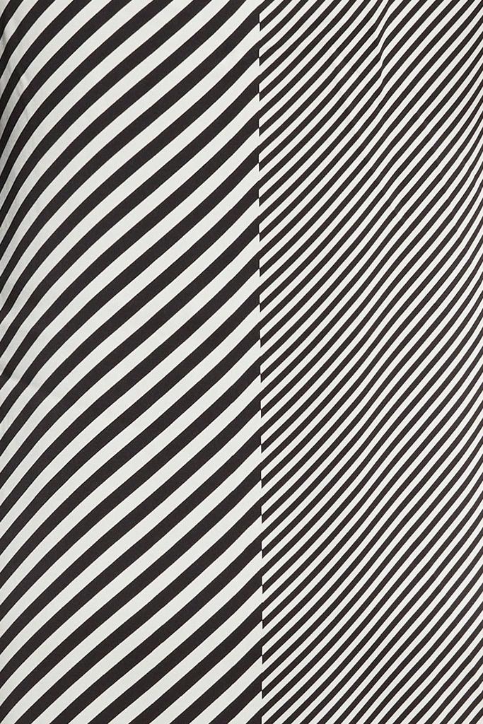 Lalasa striped silk-satin dress商品第2张图片规格展示