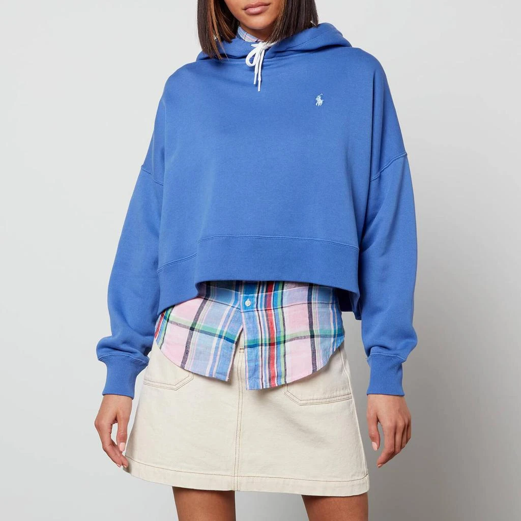 商品Ralph Lauren|Polo Ralph Lauren Women's Cropped Hooded Sweatshirt - Liberty,价格¥558,第1张图片