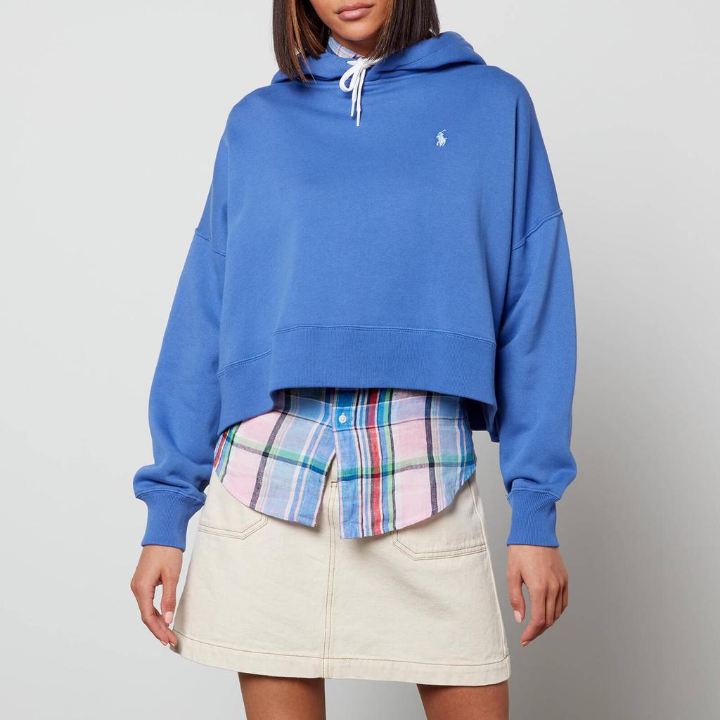 商品Ralph Lauren|Polo Ralph Lauren Women's Cropped Hooded Sweatshirt - Liberty,价格¥595,第1张图片
