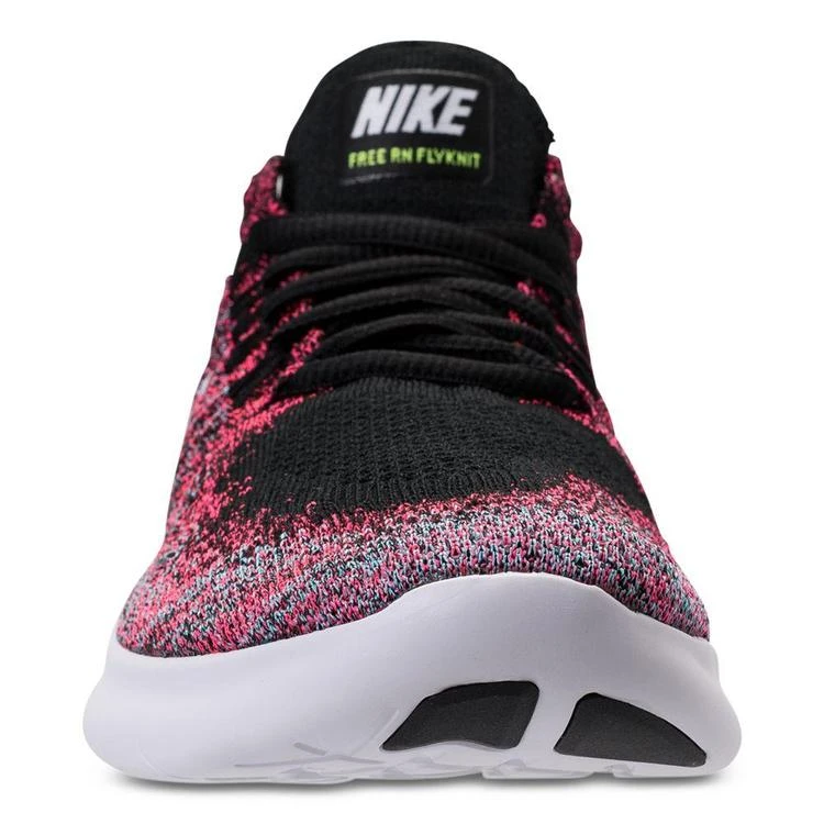 商品NIKE|Women's Free Run Flyknit 2017 Running Sneakers from Finish Line,价格¥667,第3张图片详细描述