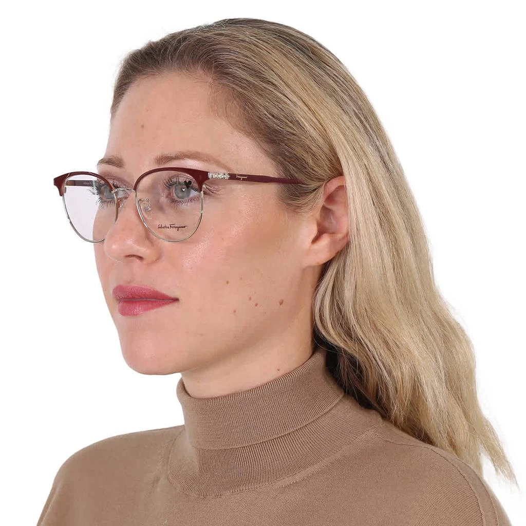 商品Salvatore Ferragamo|Salvatore Ferragamo Demo Round Ladies Eyeglasses SF2201 744 51,价格¥447,第2张图片详细描述