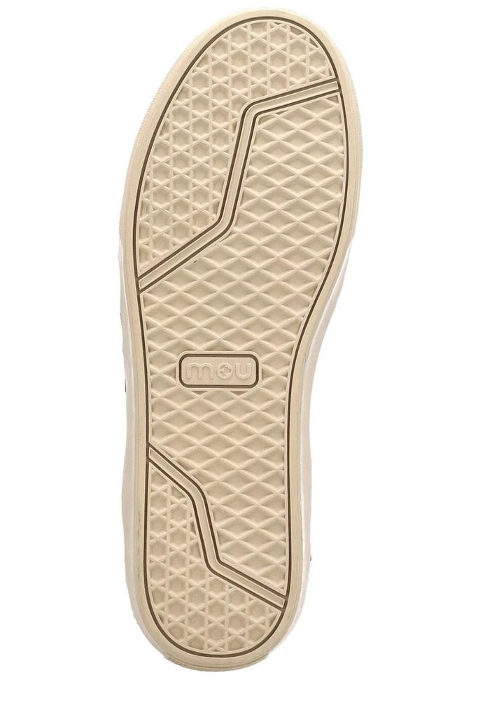 商品Mou|Mou Stud-Embellished Logo Plaque Ankle Boots,价格¥2592,第4张图片详细描述
