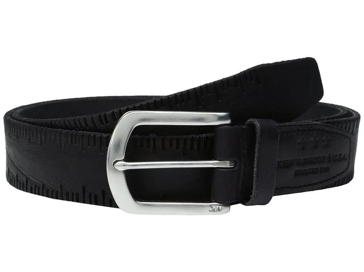 商品John Varvatos|Scored Edge Belt with Harness Buckle,价格¥301,第1张图片
