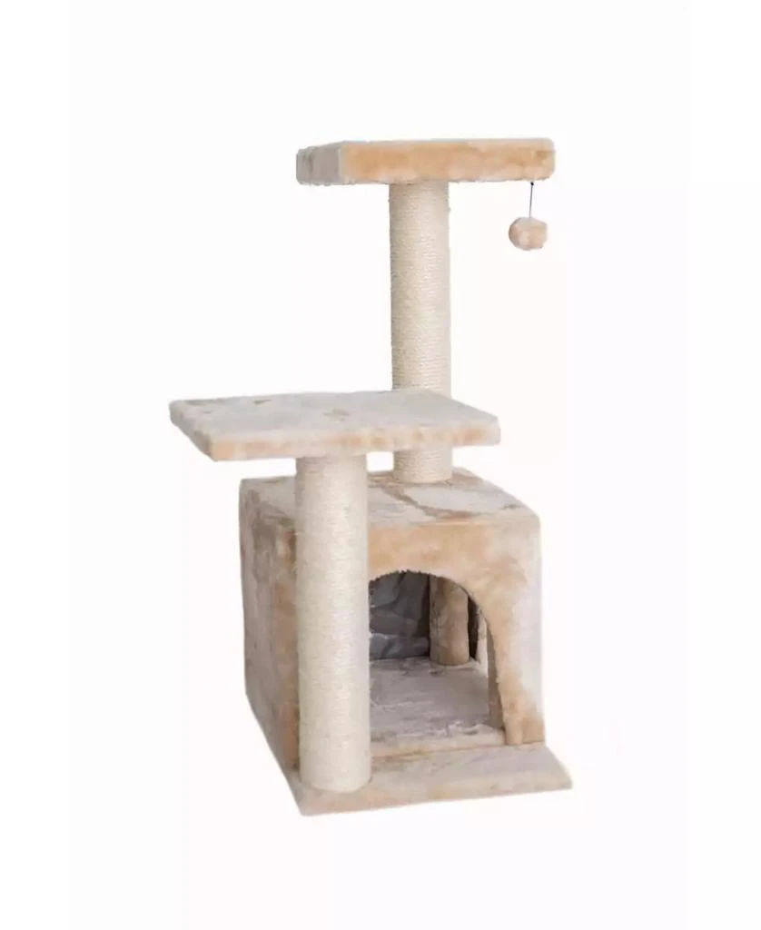 商品Macy's|32" Classic Real Wood Cat Tree,价格¥747,第2张图片详细描述