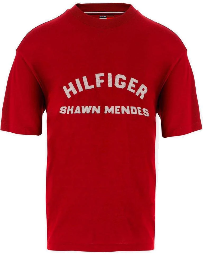 商品Tommy Hilfiger|Tommy Hilfiger X Shawn Mendes Logo-Printed Crewneck T-Shirt,价格¥527,第1张图片