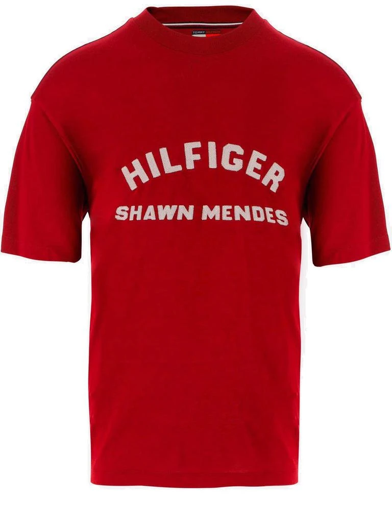 商品Tommy Hilfiger|Tommy Hilfiger X Shawn Mendes Logo-Printed Crewneck T-Shirt,价格¥591,第1张图片