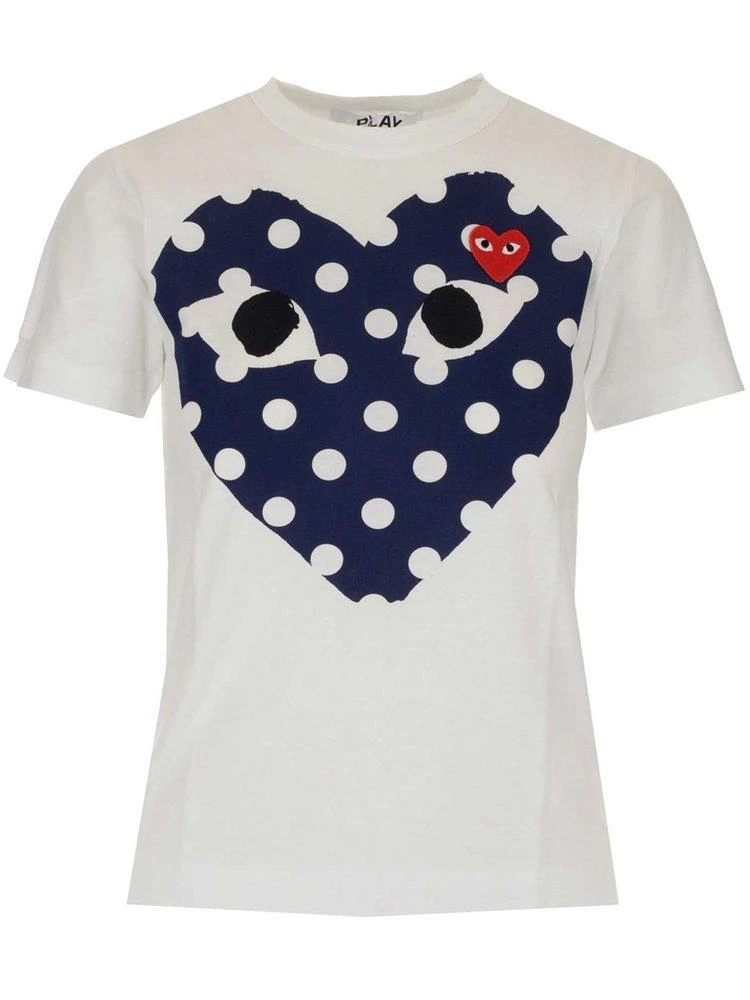 商品Comme des Garcons|Comme des Garçons Play Heart Printed T-Shirt,价格¥698,第1张图片