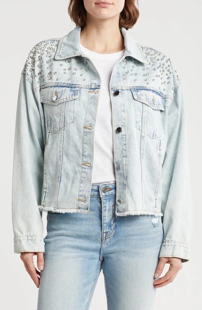 商品VIGOSS|Front Bling Denim Jacket,价格¥165,第1张图片