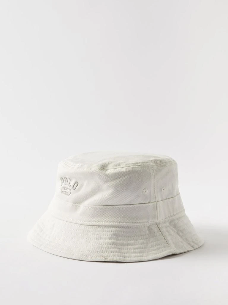 商品Ralph Lauren|Embroidered-logo cotton bucket hat,价格¥267,第1张图片