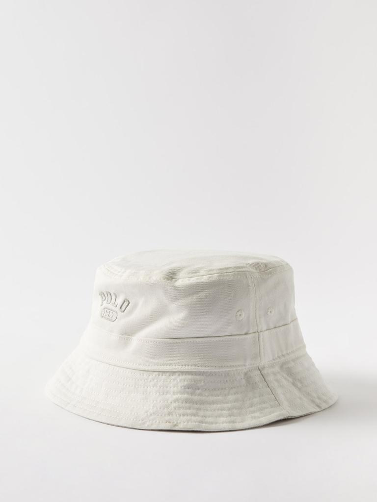 商品Ralph Lauren|Embroidered-logo cotton bucket hat,价格¥530,第1张图片