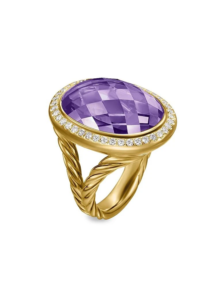 商品David Yurman|Albion Oval Ring in 18K Yellow Gold,价格¥48079,第2张图片详细描述
