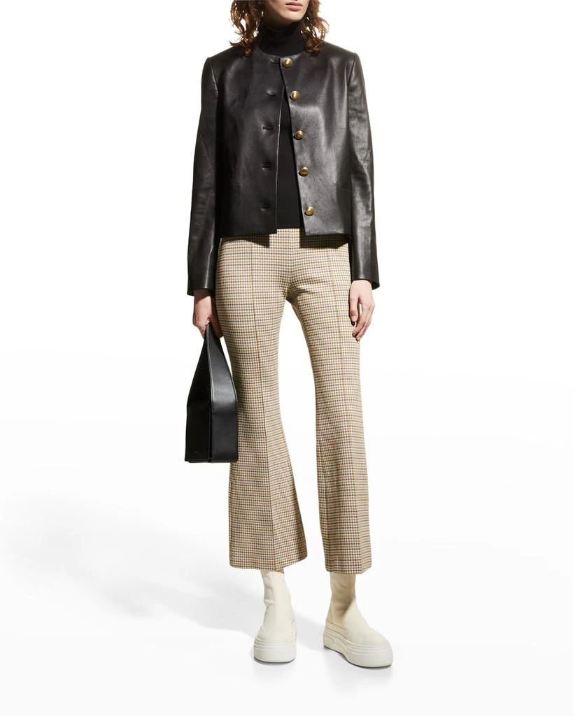 商品ROSETTA GETTY|Plonge Leather Tailored Jacket,价格¥18212,第3张图片详细描述