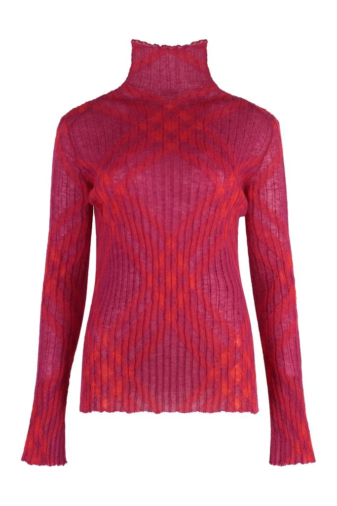 商品Burberry|MOHAIR BLEND PULLOVER,价格¥9540,第1张图片