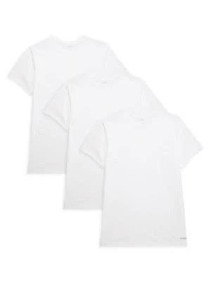 商品Calvin Klein|圆领纯棉T恤 3件装 男款,价格¥162,第1张图片