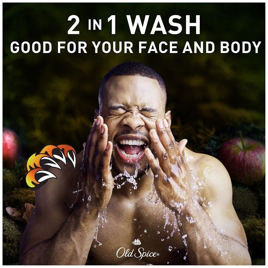 商品Old Spice|Cleansing Body Wash for Men, 24/7 Shower Clean with Lasting Scent,价格¥90,第2张图片详细描述