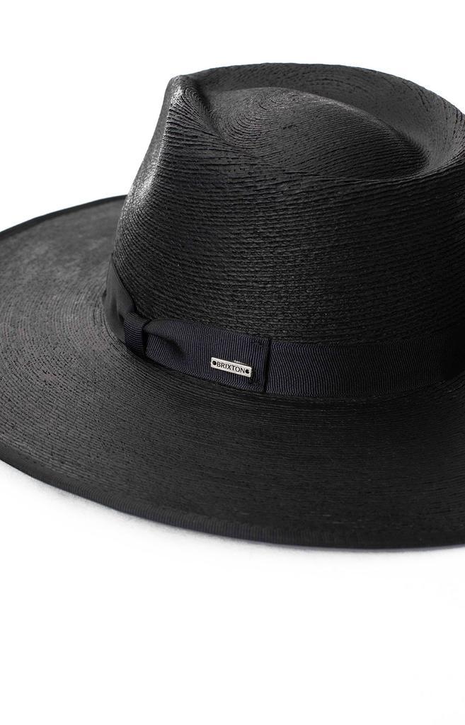 商品Brixton|Jo Straw Rancher Hat - Black,价格¥243,第5张图片详细描述
