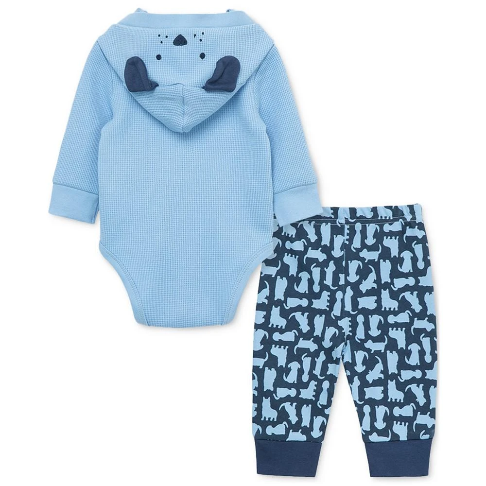 商品Little Me|Baby Boys Cotton Puppy Bodysuit and Printed Pants, 2 Piece Set,价格¥210,第2张图片详细描述