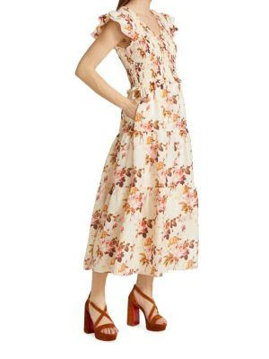 商品Sea|Esme Floral Tiered A Line Maxi Dress,价格¥994,第3张图片详细描述