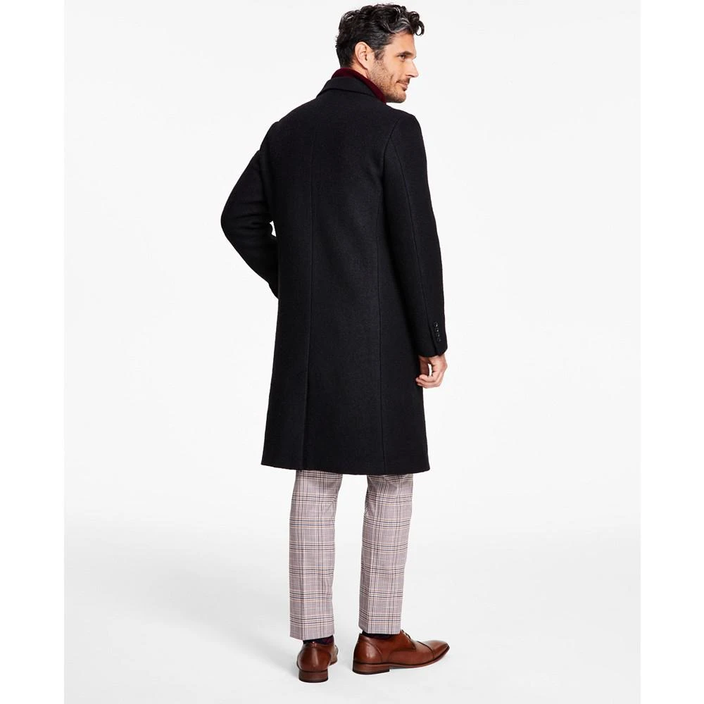 商品Tommy Hilfiger|Men's Modern-Fit Solid Double-Breasted Overcoat,价格¥1382,第2张图片详细描述