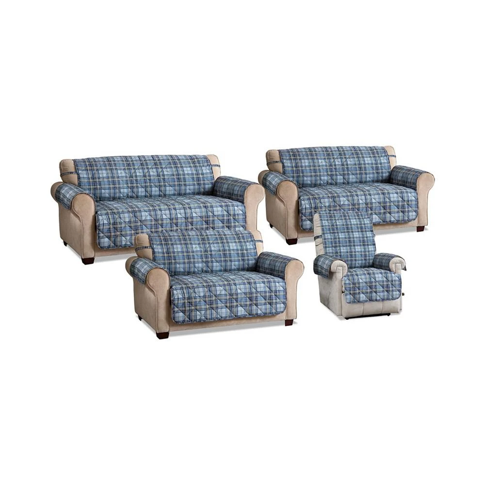商品P/Kaufmann Home|Tartan Plaid Loveseat Cover,价格¥598,第5张图片详细描述