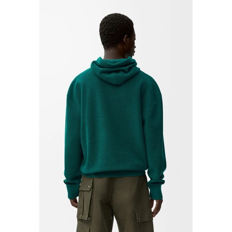 商品Loewe|【预售3-5天】LOEWE/罗意威 男士深绿色羊毛卫衣,价格¥11606,第6张图片详细描述