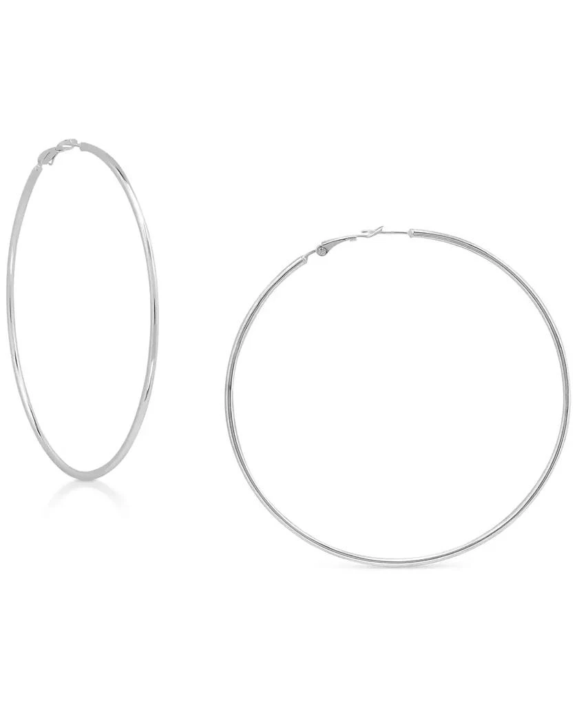 商品Giani Bernini|Polished Wire Extra-Large Hoop Earrings, 80mm, Created for Macy's,价格¥395,第1张图片