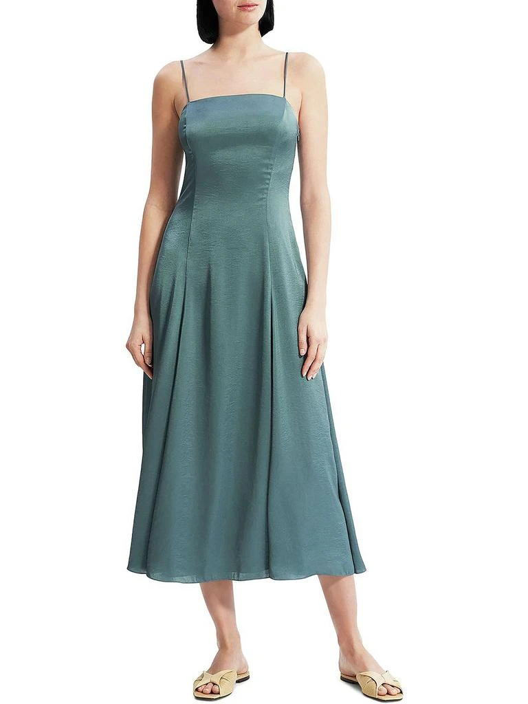 商品Theory|Womens Satin Midi Slip Dress,价格¥458,第1张图片