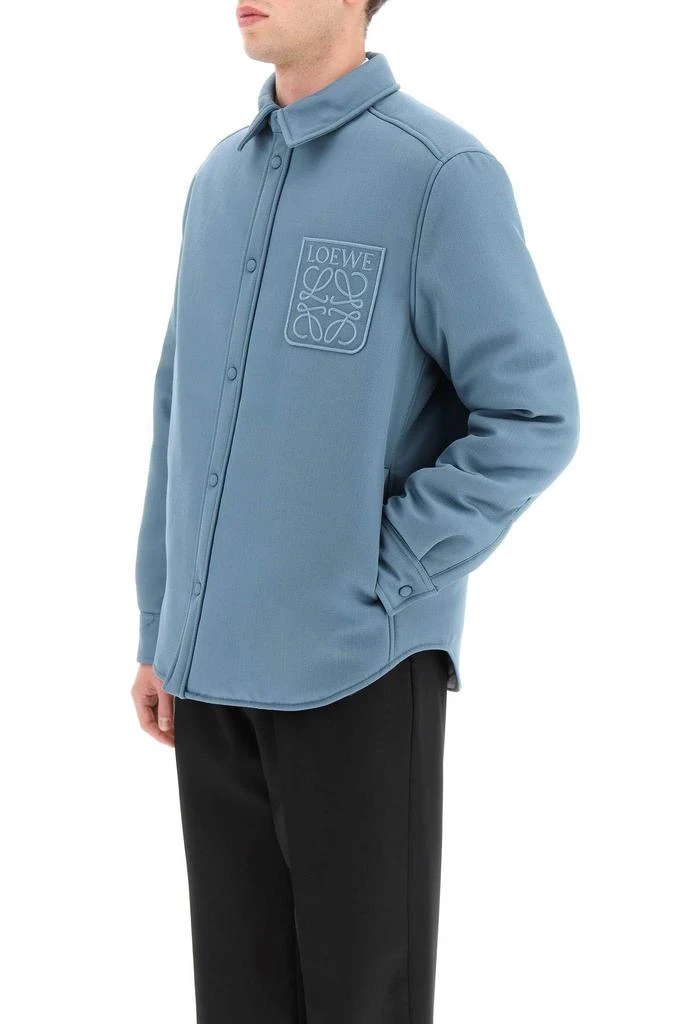 商品Loewe|'ANAGRAM' PADDED OVERSHIRT,价格¥10217,第5张图片详细描述